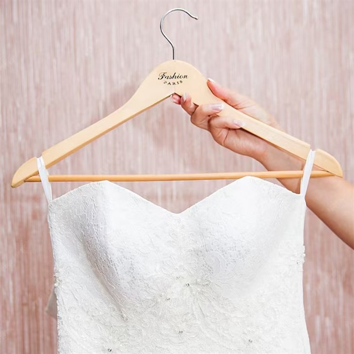 Wedding Dress Wooden Hangers