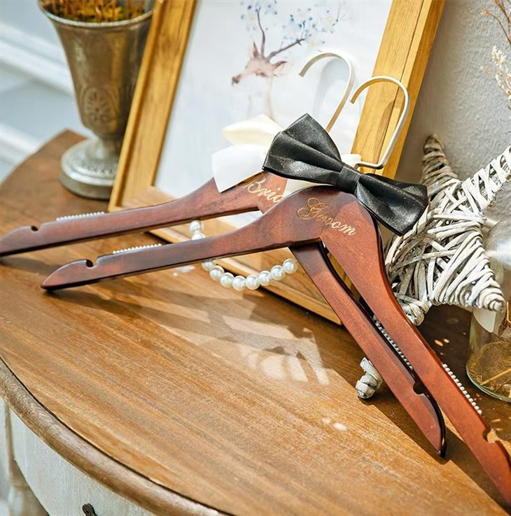 Wedding Dress Wooden Hangers